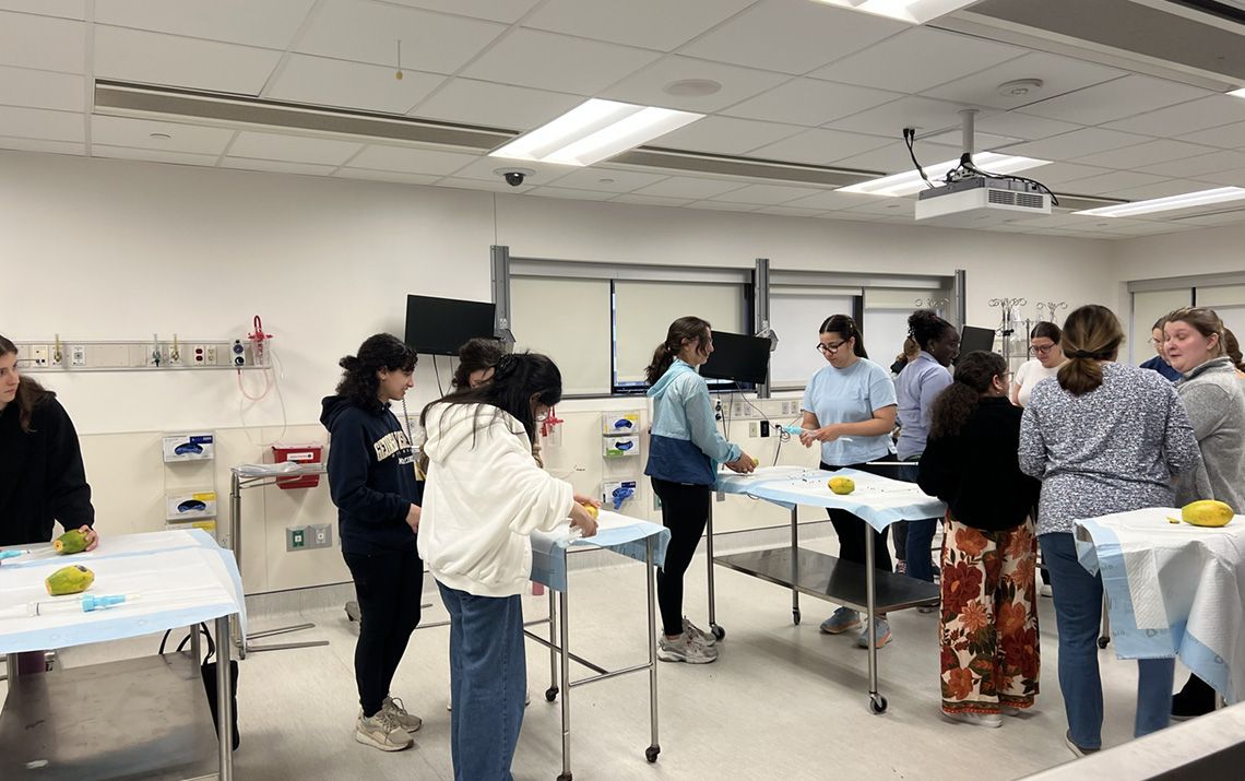 Student Group in a lab